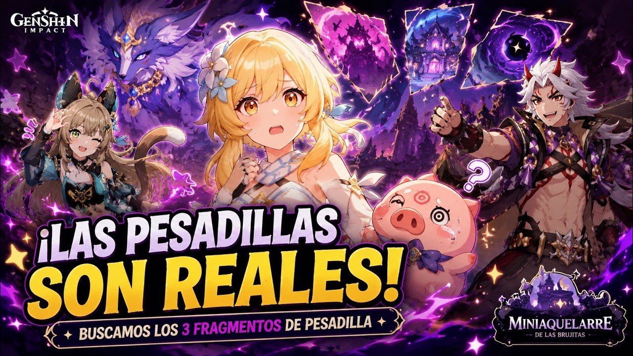 ¡Las Pesadillas se Materializan! 🐷✨ Kirara e Itto en el MiniAquelarre | Genshin Impact 20260528