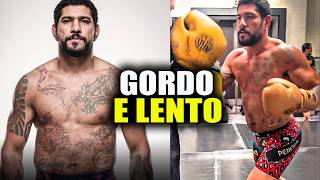 PREOCUPANTE! ALEX POATAN aparece GORDO e LENTO PARA LUTA contra CIRYL GANE no UFC 250 CASA BRANCA