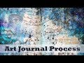 Art Jounal Process with Finnabair Art Daily Products and Liquid Acrylic Paints