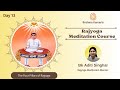 Online rajyoga meditation course day 13  the 4 pillars of rajyoga  bk aditi singhal