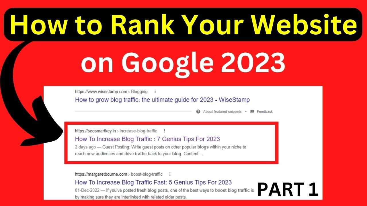 Rank Your Website in 2023 | How to Rank Your Website on Google ...
