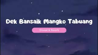 Dek Bansaik Mangko Tabuang - Dila Salih (Slowed & Reverb)