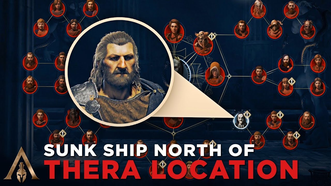 How to Find the Sunk Ship on ruin North of Thera (Cultist Clue Location