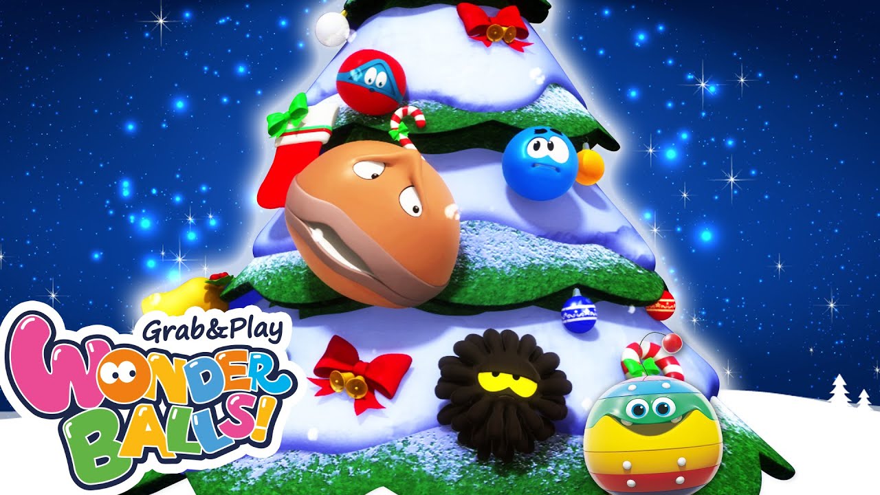 Wonderballs Putting Up The Christmas Tree Christmas Cartoon Funny Cartoons For Children Youtube