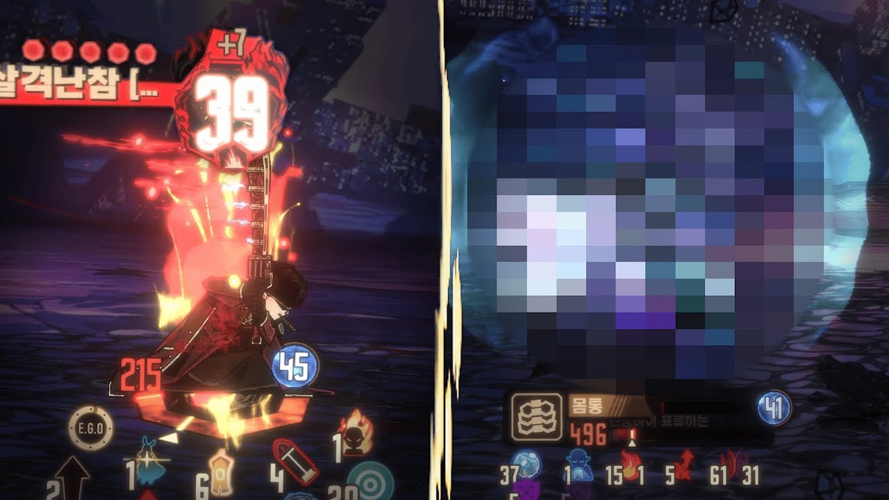 명일방주 콜라보 마지막 보스 뫼횡 1인클 (하드 난이도)