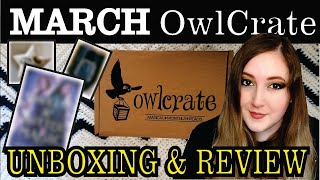 March Owlcrate Unboxing Of Witches And Wonder 21 Sweet Bitter Magic By Adrienne Tooley Youtube