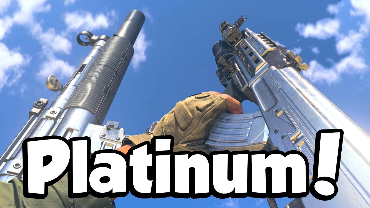 PLATINUM SMGS and ASSAULT RIFLES! (Call of Duty Modern Warfare) YouTube