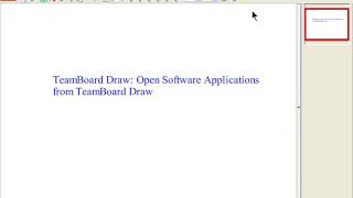 Epson BrightLink | Open Software Applications from TeamBoard Draw on Windows
