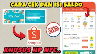 CARA CEK DAN ISI SALDO TAPCASH BNI DI SHOPEE