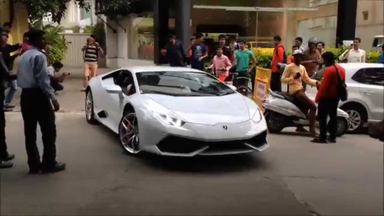 Lamborghini Huracan in Bangalore, India! - YouTube