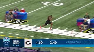 Top 5 Edge Rusher 40 Yard Dashes | The New York Jets | NFL