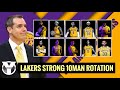 POWERHOUSE LINEUP at 10 man rotation ng LA Lakers, ANG LAKAS! Sino ang first five at second five?