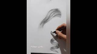 رسم خصلة الشعر الكيرلي بطريقة سهلة جدا خطوة خطوة