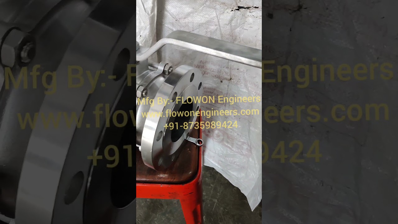 FLOWON make Stainless Steel Flanged Ball Valve 