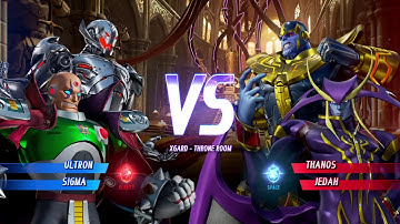 Ultron vs Sigma vs Thanos and Jedah MARVEL VS. CAPCOM: INFINITE