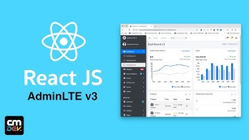 สอน ReactJS + AdminLTE v3 Integration Updated (2020)