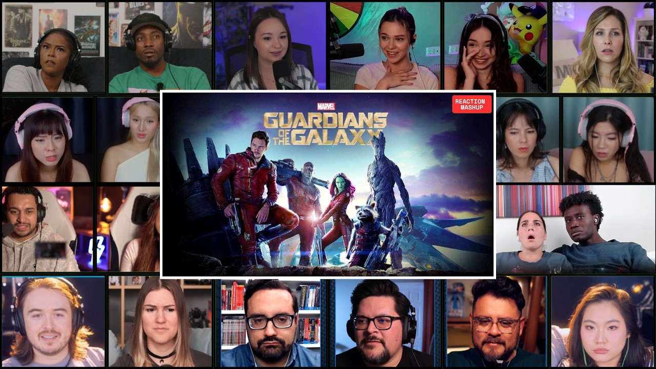 GUARDIANS OF THE GALAXY REACTION MASHUP