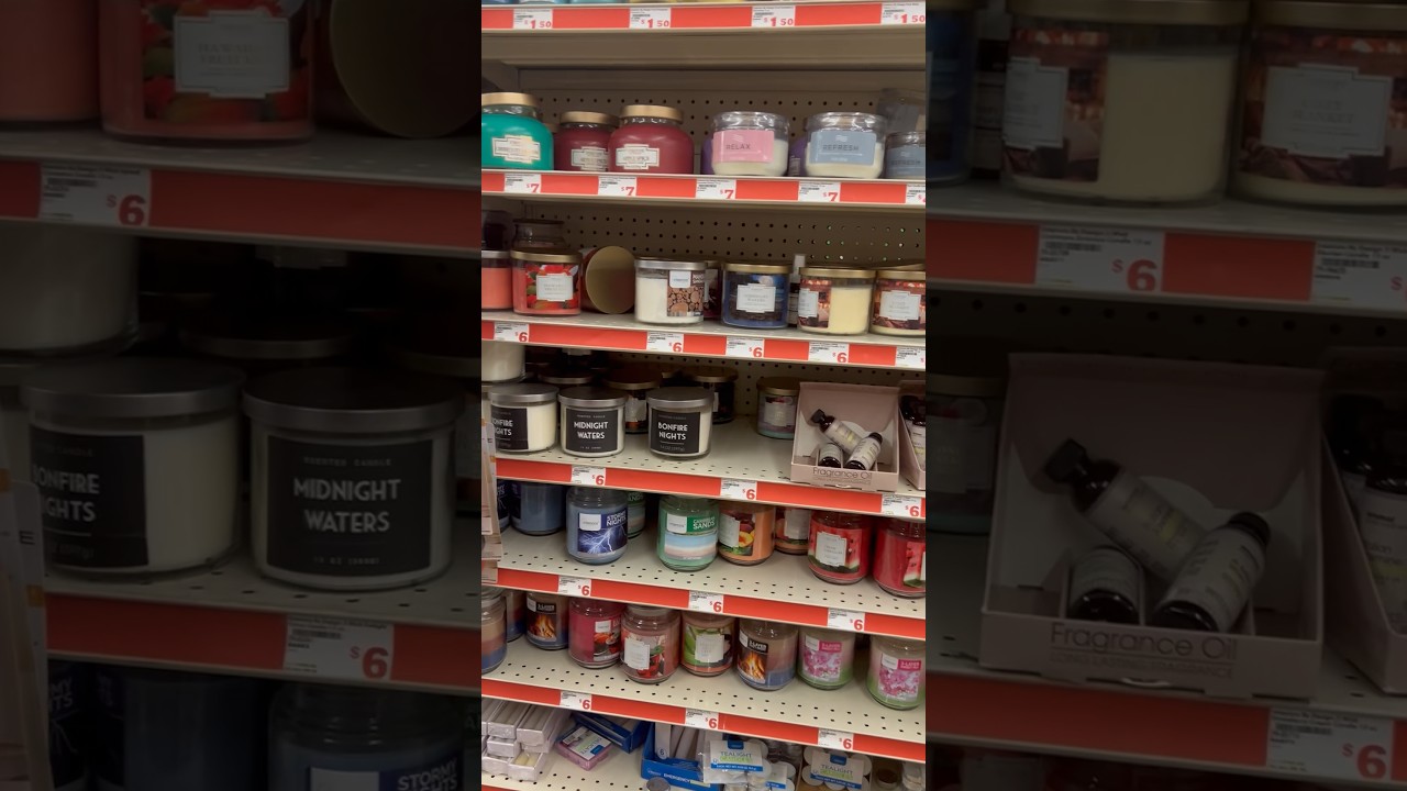 DOLLAR STORE CANDLES! 