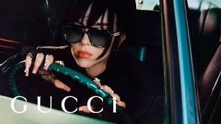 Billie Eilish in the Gucci Eyewear Campaign