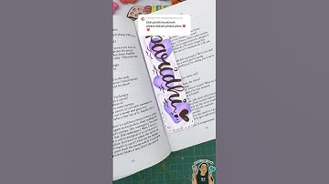 boho name bookmark #youtubeshorts #art #diy #bohobookmark #bookmarkideas #bohoart
