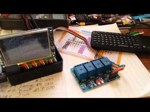 4 channel relay with python on raspberry pi