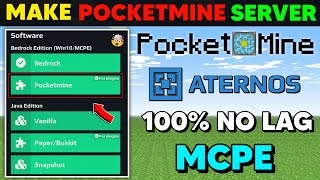 How to make pocketmine server in aternos | How to make pocketmine server | Minecraft pe screenshot 2