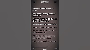 Thumbnail of Whim Whamie (im talmbout innit) lyrics AGAIN #lyrics #spotify #fypp