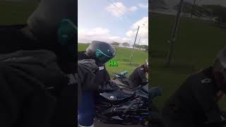 Biker Accidentally Sent His Friend FLYING! 😱