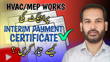 How to Prepare Interim Payment Certificate || IPC || Interim Payment Application in Urdu