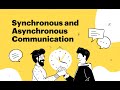 synchronous and asynchronous communication in urdu/hindi
