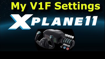 Velocity One Flight - My X-Plane 11 Assignments & Settings!