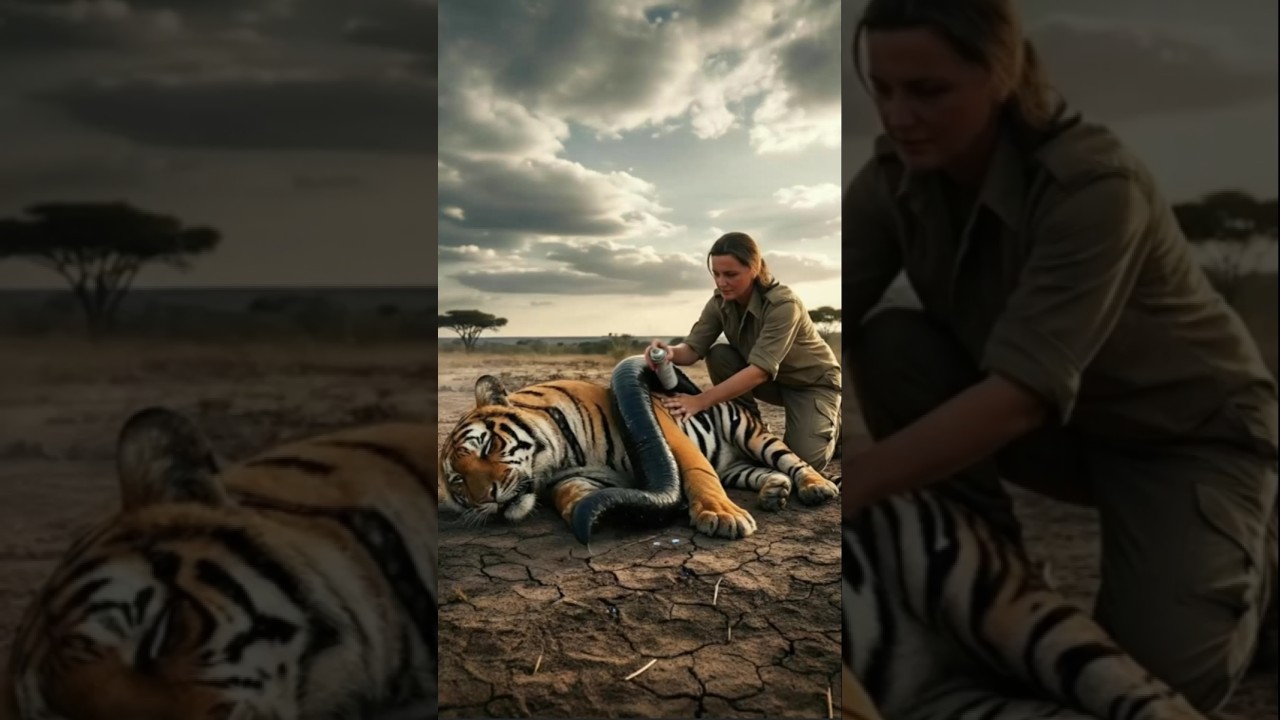 Brave Wildlife Vet Saving a Tiger | Heart-Touching Rescue Moment 🐅💚