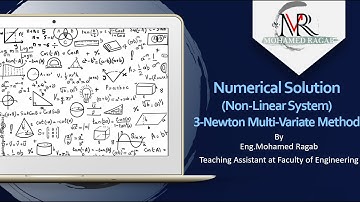 Non Linear System-Newton Multi Variate Method