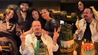 PEPE AGUILAR celebro por todo lo alto su cumpleanos 58 rodeado de su familia y grandes amigos