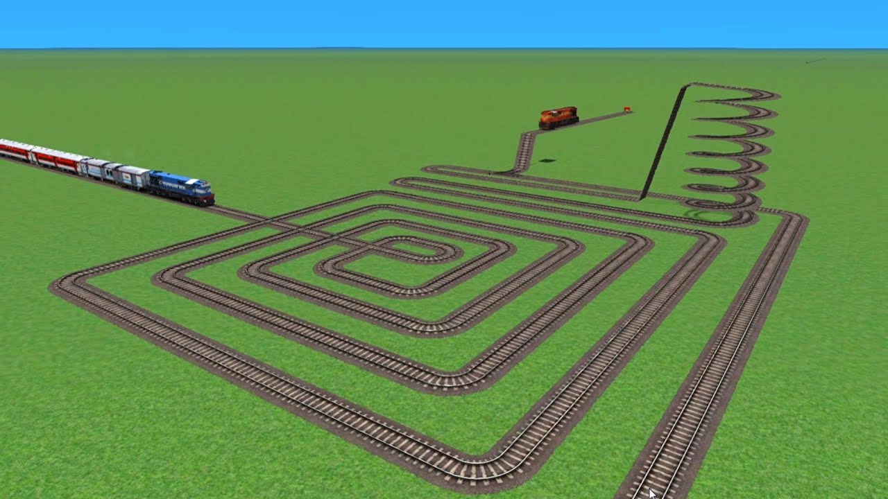 Indian Trainz Journey Railroad Risky Diamond//3d Gameplay Bumpy Forked Rail gadi Trains Tracks