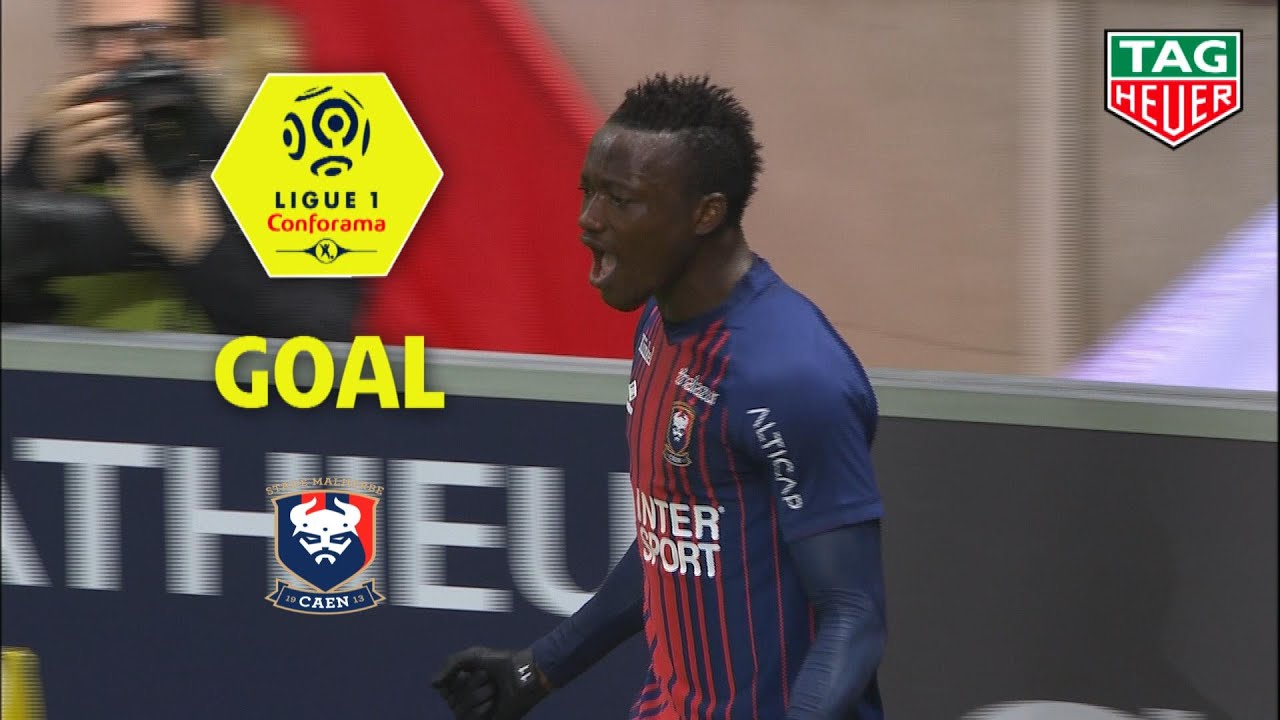 Goal Casimir NINGA (28') / Stade de Reims - SM Caen (2-2) (REIMS-SMC) / 2018-19