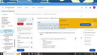 Cloud Run Functions Qwik Start Command Line - Komputasi Awan - H545V