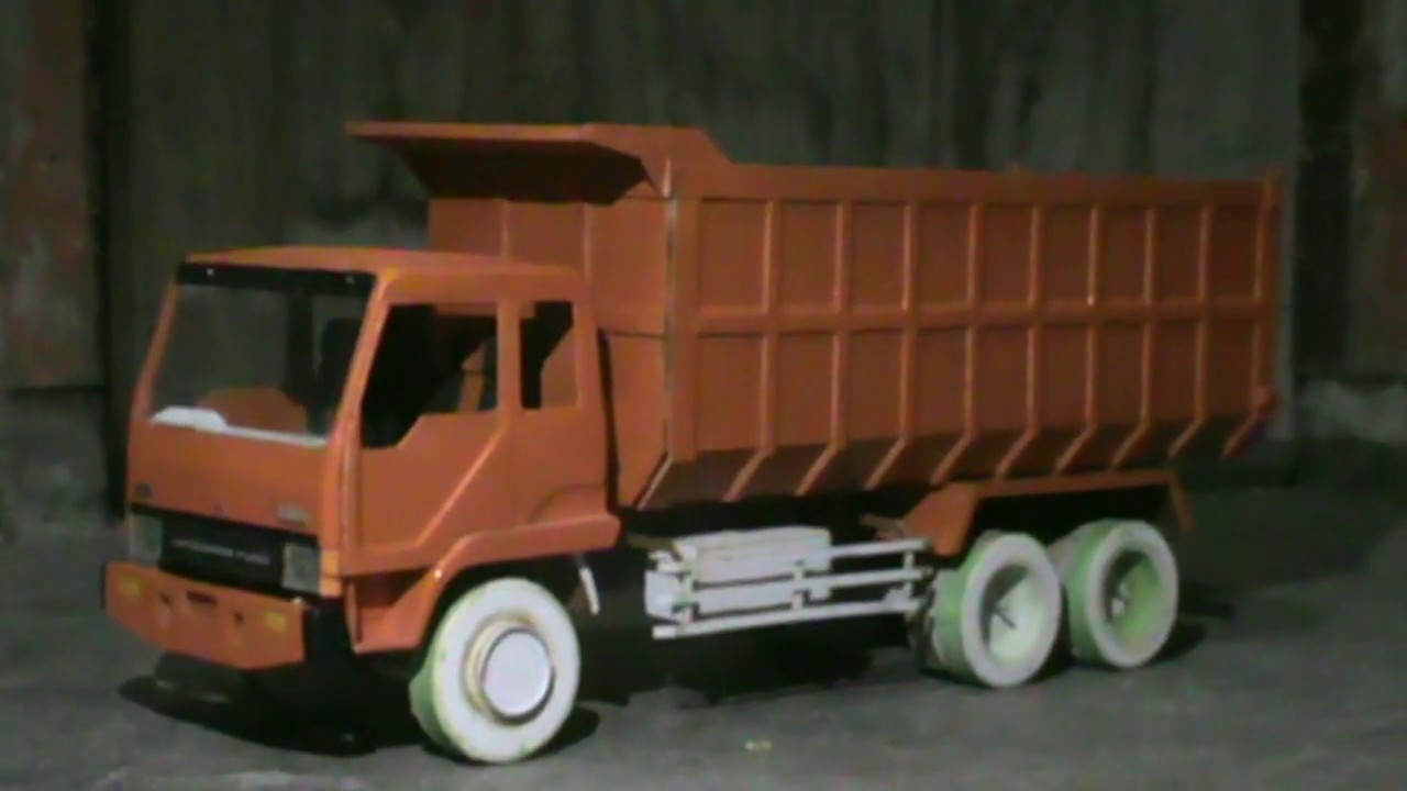 Cara Membuat Miniatur Truk  Dari  Triplek  PART 9 YouTube