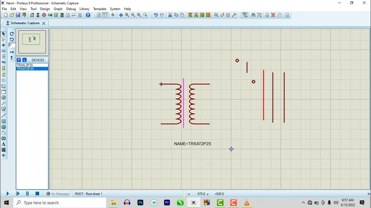 How To Or Make Center Tapped Transformer On Proteus 8. YouTube