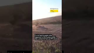 You Know What Happened to This Russian Soldier After a Hit From FPV Drone #warinukraine
