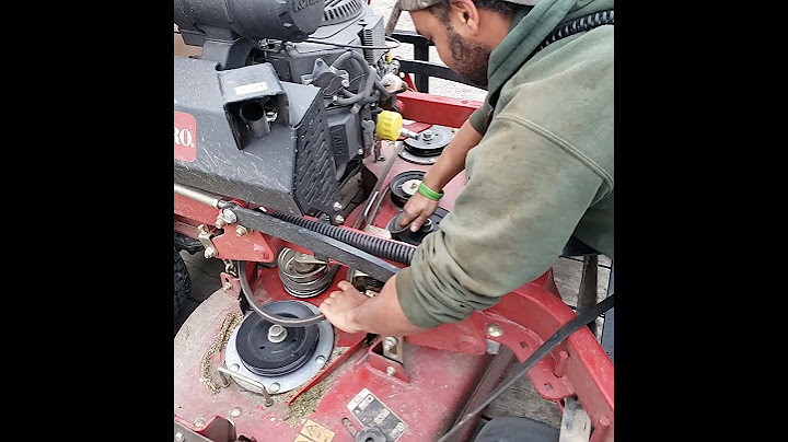 Replace Toro Grandstand belt
