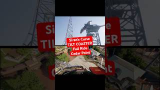 Siren’s Curse TILT COASTER Full Ride! 😱 Cedar Point, Sandusky Ohio