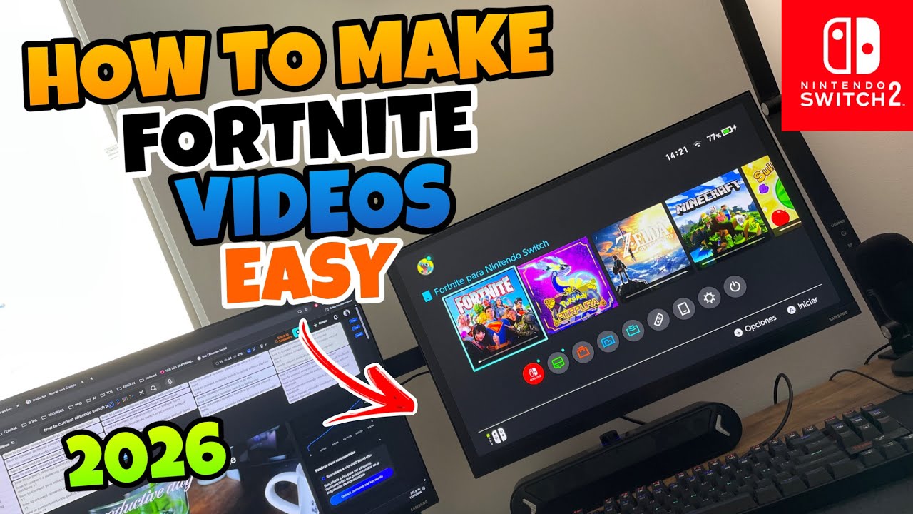 Nintendo Switch 2台セット YouTube Fortnite 👉 How To Make FORTNITE YOUTUBE VIDEOS On Nintendo SWITCH 2