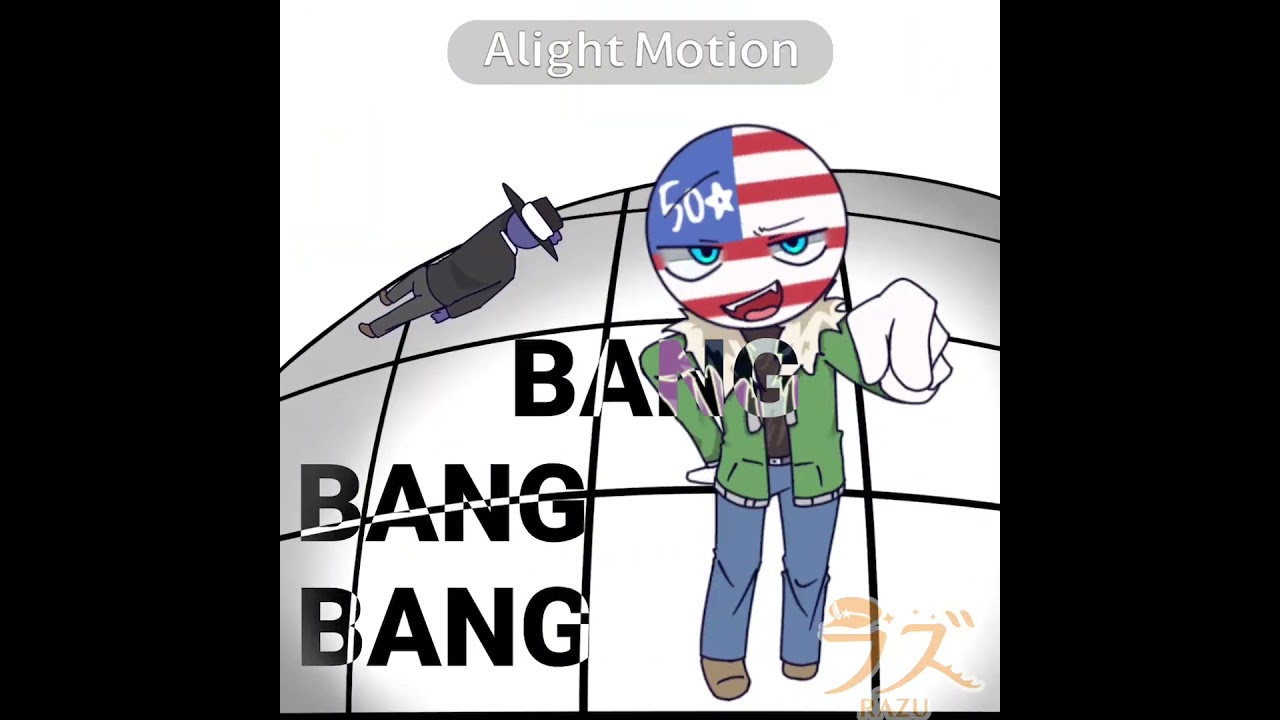 BANG BANG BANGE ││ 🇺🇸 🇬🇧││#meme#countryhumans#カントリーヒューマンズ #カンヒュ #animation #edit