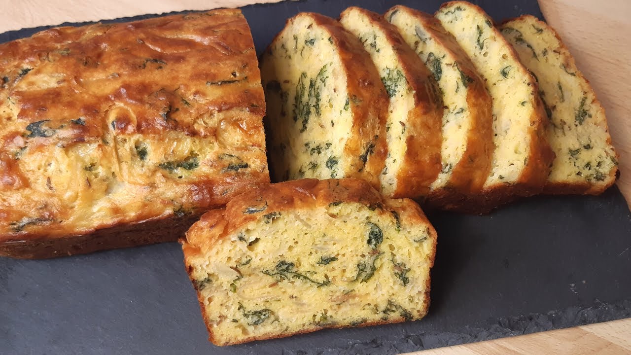 Cake au maïs et aux oignons - Recette sans gluten et végétarienne 