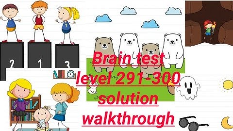 Brain test level 291 to 300 solution walkthrough #braintest #braintestsolution