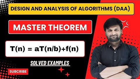 Masters Theorem in Algorithms for Dividing Function |Solving Recurrence Relation|T(n) =aT(n/b)+f(n)