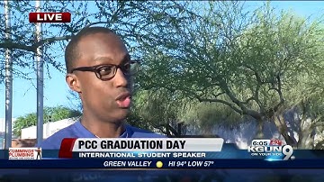 Thousands of students will be graduating tonight from PCC, including 18 international students
