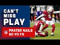 Prater with the Golden Foot 62-yd Field Goal