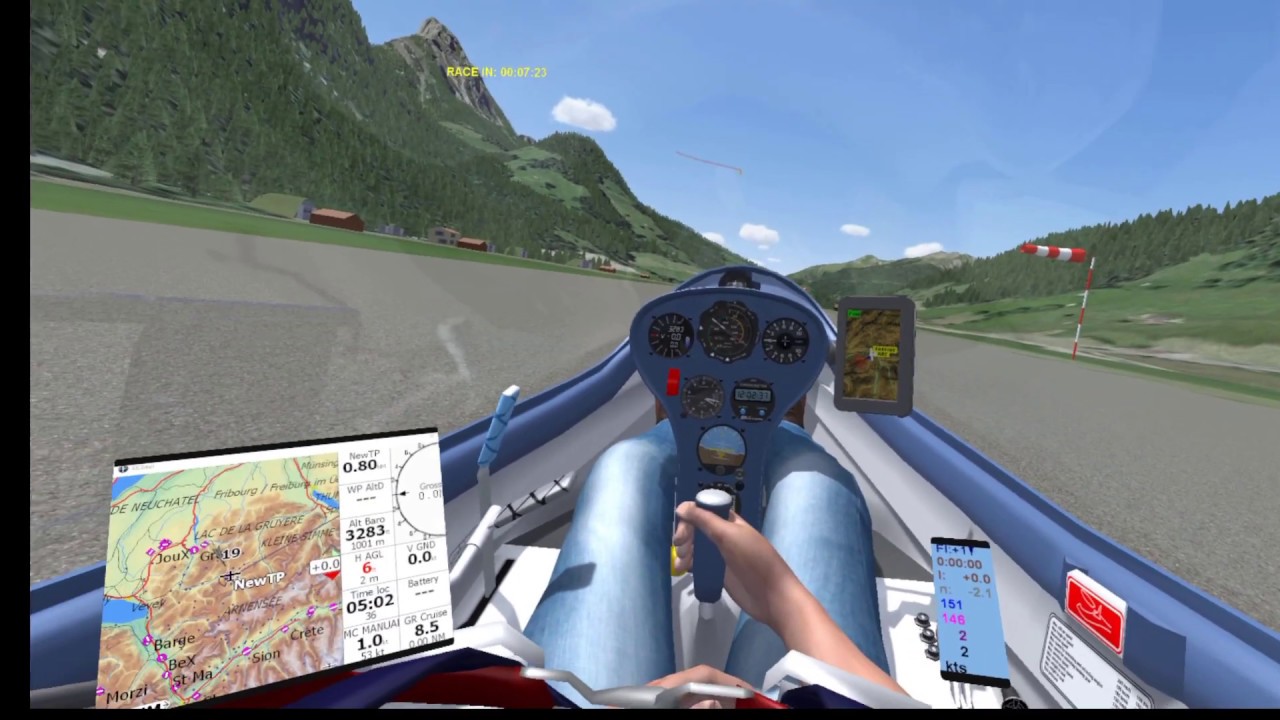 XCSoar in Condor VR YouTube